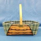 Pickup Only Vtg 1998 Longaberger 18 x13 5  Hospitality Basket W liner protector