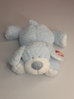 Baby Ty - Snugger Pup The Dog Plush Rare Baby Blue Sherpa With Tag
