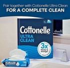 Cottonelle Fresh Care Flushable Wet Wipes  Adult Wet Wipes  4 Flip-top Packs  42