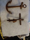 7  Vintage Antique Style Brass Nautical Ships Boat Anchor Paperweight Pair
