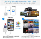 Apple Mfi Certified Lightning To Sd Card Camera Reader For Iphone Ipad  Memory