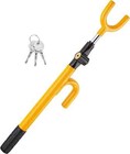  2 Pack  Cartman Vehicle Steering Wheel Lock  Car Anti-theft Yellow