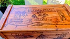 Vintage Roy Rogers Rodeo Wooden Toy Box Rare