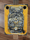 Weeklyhouse Cigar Box Guitar Acoustic Electric 3 String  Moonshine