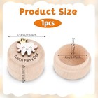Tooth Fairy Box For Girl And Boy Carved Wooden Box Cute Lost Teeth Storage  