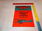 Vintage Phillips 66 Aviation Boeing Airplane Porcelain Metal Gasoline   Oil Sign