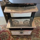 Vintage Empire Child s Black Metal Electric Stove And International Baby Iron
