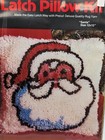 Bucilla Playmates Latch Hook Pillow Kit  santa  Kit   12716 Nos 12x12 Christmas