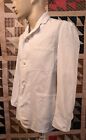 Antique 1920   s White Jacket W 3 Button Front