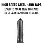 Drill America Dwt54582 3 8 -16 Unc High Speed Steel Taper Tap   pack Of 1 