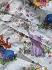 Vintage Winnie The Pooh Crib Sheet Fitted Nursery Disney Baby Toddler Usa Made