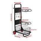 Freestanding 3 Tiers Saddle Rack English And Western Saddle Rack W wheel Rolling