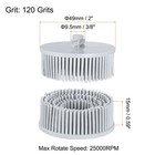 4pcs Bristle Disc 2  120 Grit R-type Abrasive Brush Coarse Bristle Disc  Gray