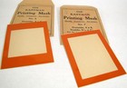 Vintage Eastman Kodak Paper Printing Masks  5 And  7 With Original Envelopes
