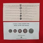 1988 Israel s 40th Aniversary 5 Coins Set Piedfort Pure Nickel Proof