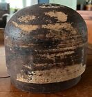 Antique Wood Wooden Millinery Hat Block Mold Form 5 7 8 22    831
