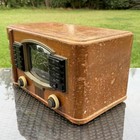 Vintage Zenith 7s633r Am sw Pushbutton Tabletop Vacuum Tube Radio - For Parts