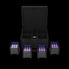 Chauvet Dj Freedom Par H9 Ip X4 Battery-powered Ip54 Rgbaw uv Led Par Kit With