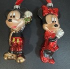 Disney Christmas Ornament  Mickey Mouse Mistletoe   Minnie Mouse