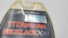 Phiten Aqua Titanium Necklace X30 Texas Rangers 22   55cm Mlb Authentic