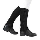 Nwt Dublin Easy Care Half Chaps Black Womens Sz L Riding 1 2 Chap  591767
