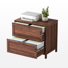 2 Drawer Farmhouse File Cabinet filing Cabinet With Lock For Home Office