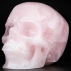 5 01  Rose Quartz Crystal Carved Crystal Skull  Realistic  Crystal Healing