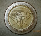  Vintage Greyhound Bus Driver Plaque Plate Emblem Badge Sign Small Size Award