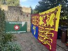Uk Royal Standard Flag 9    X 5    Heavy Duty Nylon Wooden Toggle Quality Flag