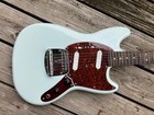 2017 Squier By Fender Vintage Modified Mustang Sonic Blue Near Mint  With Gigbag