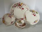 20 Pc Spode Fairy Dell Copeland England Dinnerware For 4 Red Transferware Hp  2