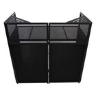 Rockville Rockbooth Xl Outdoor Backyard Party Dj Booth Facade black white Scrims