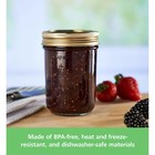 Mainstays 8 Oz Mason Jars With Lids And Rings 12-pack Small Glass Jars