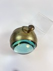 Vintage Brass Glass Ball Clock Railway Regulator Pocket Watch Style Sphere