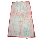 Vintage Vera Neumann Linen Tea Towel Christmas Candy Jars Mcm