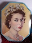 Vintage 1953 Coronation Souvenir Queen Elizabeth Candy Tin Box England   4 Tins