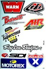Dirt Bike Motorcycles Supercross Motocross Atv Lot 6 Vinyl Decals Stickers D6015
