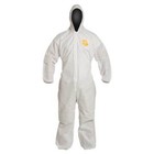 Dupont Pb127swh4x002500 Proshield 10 Disposable Coveralls  Hooded  Sms  Zipper