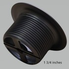 Bronze Bathtub Drain Body With Rubber Seal 2 13 16  X 1 3 4 