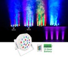  4  Rockville Battery Par 50 White Rechargeable Led Dmx Dj Wash Up-lights bag