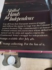 1977 Usps Post Office Lobby Poster  375 Stamps Skilled Hands Of Independence