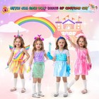 Princess Dress Up Clothes For Little Girls Princess Costume Toys Gift Set For   