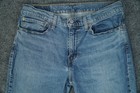 Levis 511 Jeans Mens 34x30 Blue Skinny Slim Fit Stretch Denim Pants Medium Wash