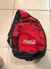 Vintage Coca-cola Red   Black Sling Messenger Shoulder Bag Backpack