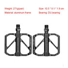 Bike Bicycle Pedals Alu 9 16  Non-slip Sealed Bearing Bike Cycling Flat Pedals 