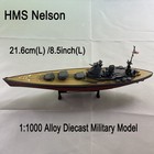 1 1000 Wwii Royal Navy Hms Nelson Battleship Model Diecast Military Collection