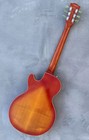 6 Electric Guitar Semi-hollowbody Raised Flame Maple Back top Glossy Finished