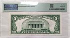 1928b  5 Legal Tender Note  Fr 1527  Pmg 55epq