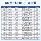 Dep  sito De Expansi  n De Refrigerante Con Tapa Para Toyota Camry 1992-1996