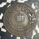 1876-h Newfoundland Large Cent Lot t6393